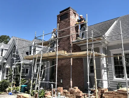 Chimney Rebuilding in Old Lyme, CT