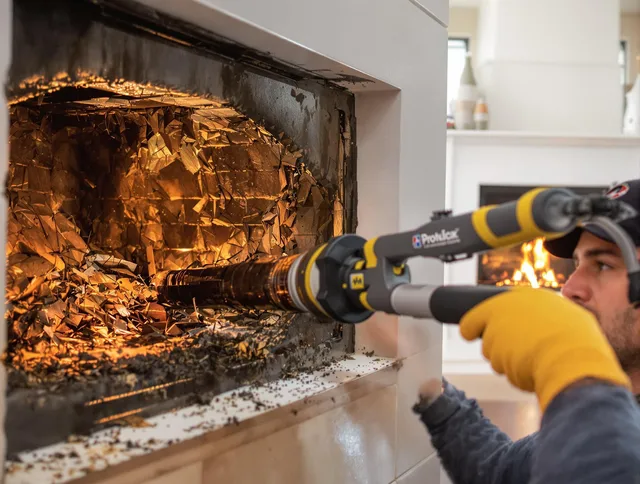 Professional chimney cleaning by East Lyme Chimney Sweep in East Lyme, CT