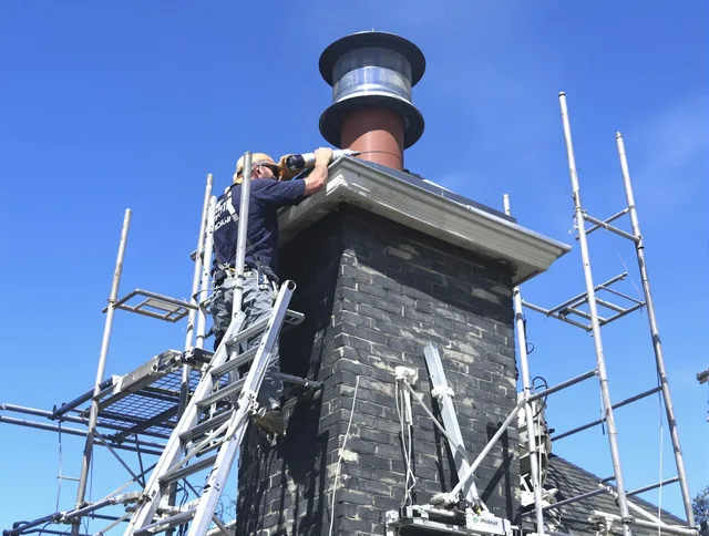 Sturdy chimney crown finished by East Lyme Chimney Sweep in East Lyme, CT