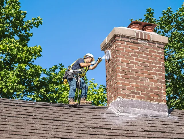 East Lyme Chimney Sweep performing an inspection with advanced tools in East Lyme, CT