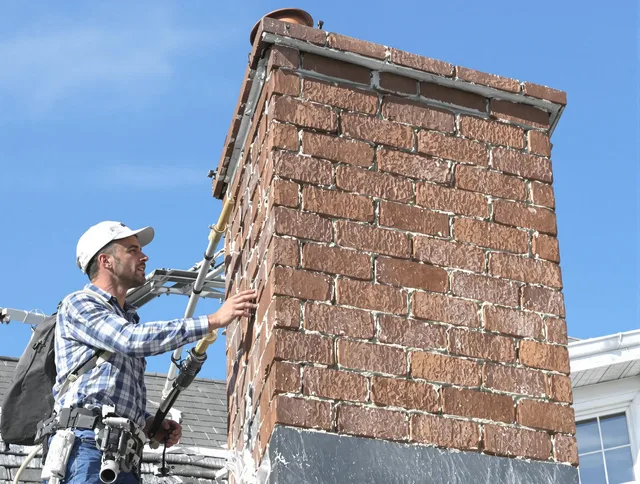 Brickwork for a chimney rebuild by East Lyme Chimney Sweep in East Lyme, CT